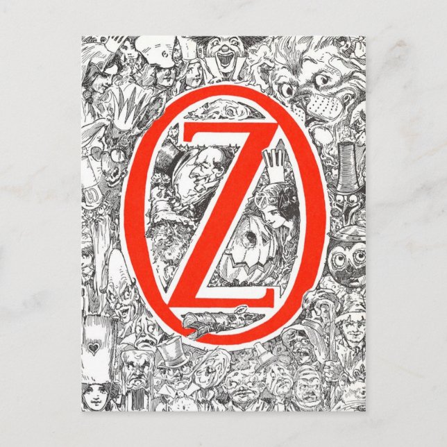 Cartão Postal Dorothy e O Mágico em Oz (Frente)