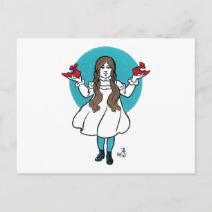 Cartão Postal Dorothy: O Maravilhoso Feiticeiro de Oz