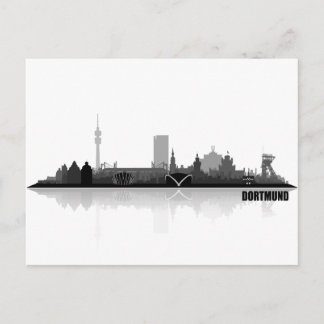 Cartão Postal Dortmund City Skyline