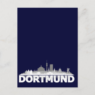 Cartão Postal Dortmund City Skyline Postkarte