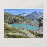 Cartão postal dos Alpes Franceses Chamonix