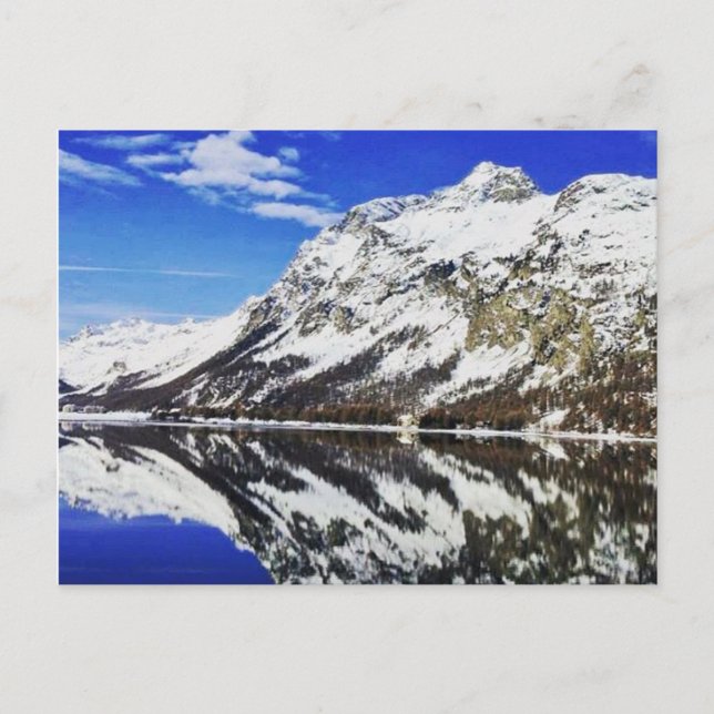 Cartão postal dos Alpes Suíços (Frente)