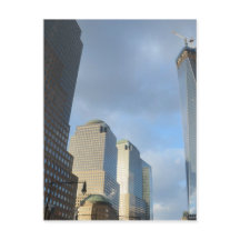 Cartão postal dos arranha-céus de Nova York