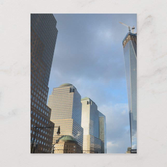 Cartão postal dos arranha-céus de Nova York (Frente)