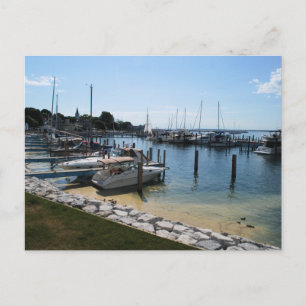 Cartão postal dos barcos mackinac