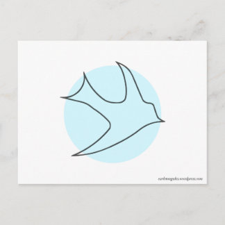 Cartão postal dos Knightingales (Azul)