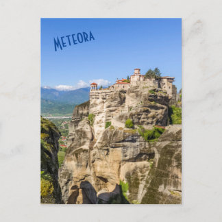 Cartão Postal dos Mosteiros de Meteora – Viagens à