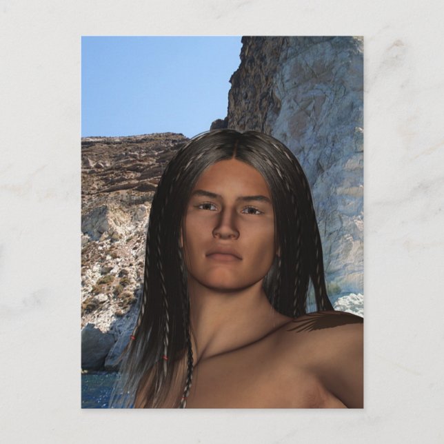 Cartão Postal dos Nativos Americanos (Frente)