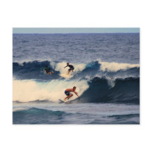 Cartão postal dos Surfistas do Havaí, Grande Ilha