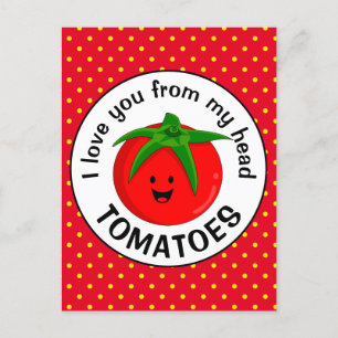 Cartão Postal Dos Tomates Da Minha Cabeça
