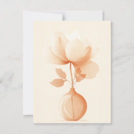 Cartão Postal Dot Dot Flower #008