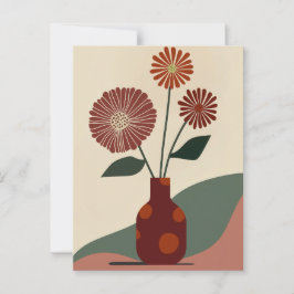 Cartão Postal Dot Dot Flower #010