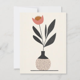 Cartão Postal Dot Dot Flower #013