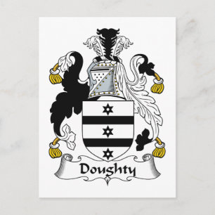 Cartão Postal Doughty Family Crest
