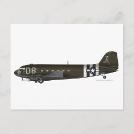 Cartão Postal Douglas Dakota C-47 Argonia