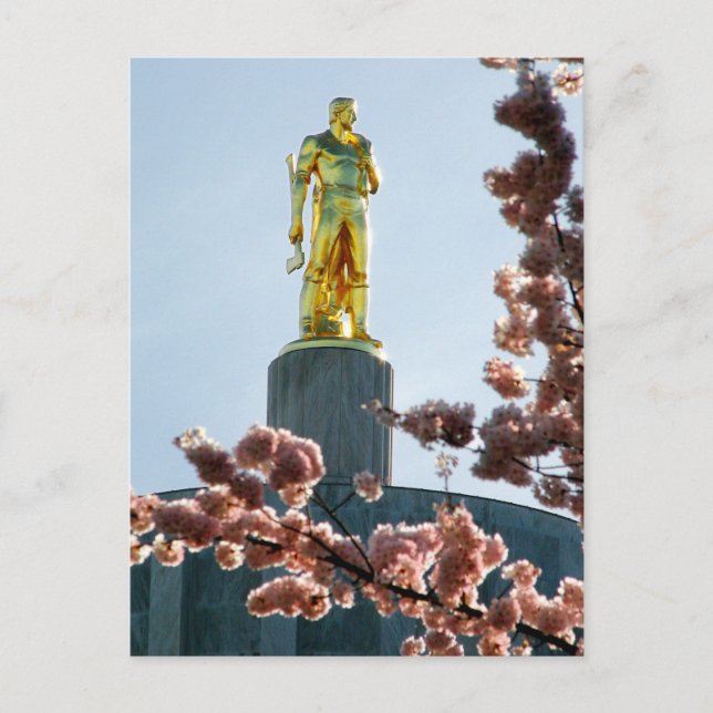 Cartão Postal Dourado (Frente)