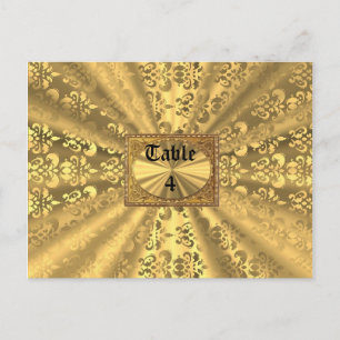 Cartão Postal Dourado damasco