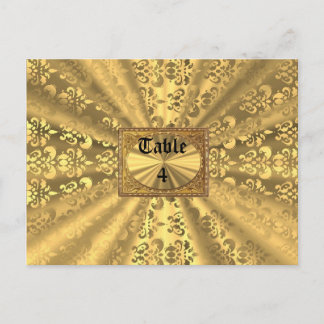 Cartão Postal Dourado damasco