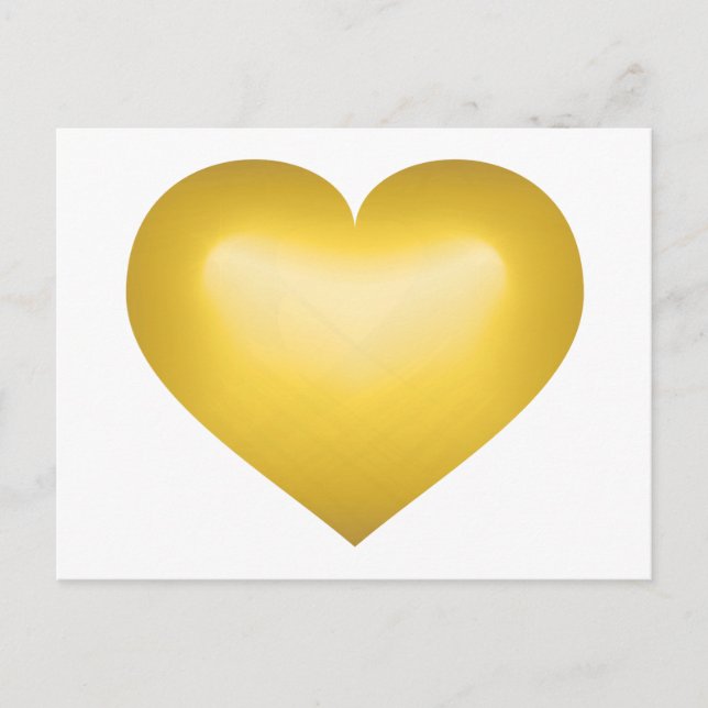 Cartão Postal Dourado desvanecimento (Frente)