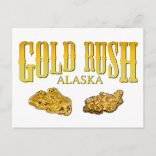 Cartão Postal Dourado Rush