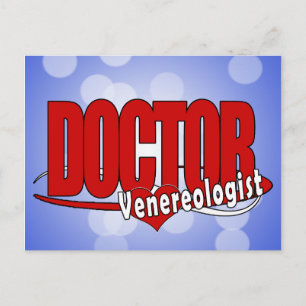 Cartão Postal DOUTOR DE LOGOTIPO Venereólogo