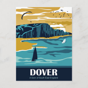 Cartão Postal Dover em Azul