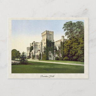 Cartão Postal Downton Hall Antigo Shropshire Inglaterra