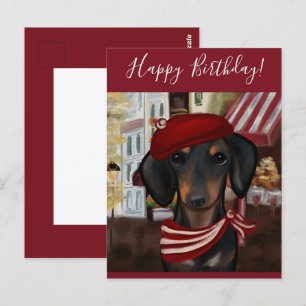 Cartão Postal Dóxi Preto e Marrom