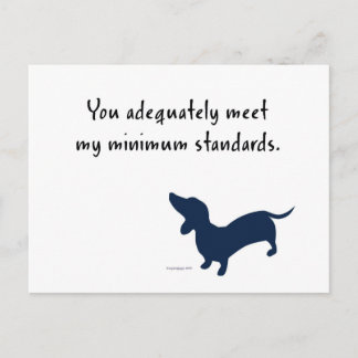 Cartão postal Doxie