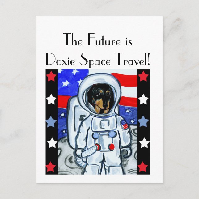 CARTÃO POSTAL DOXIE ASTRONAUTA (Frente)