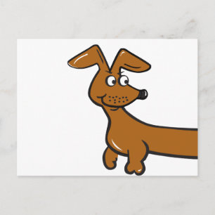 Cartão Postal Doxie Dachshund