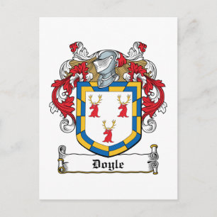 Cartão Postal Doyle Family Crest