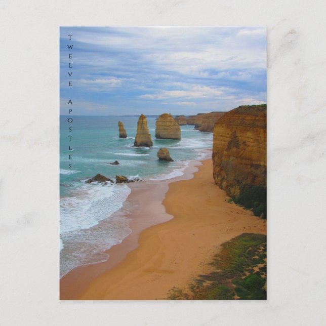 Cartão Postal doze apóstolos austrália (Frente)