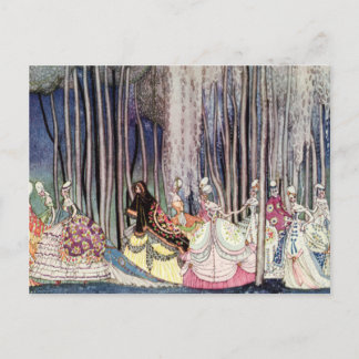 Cartão Postal Doze princesas dançantes de Kay Nielsen
