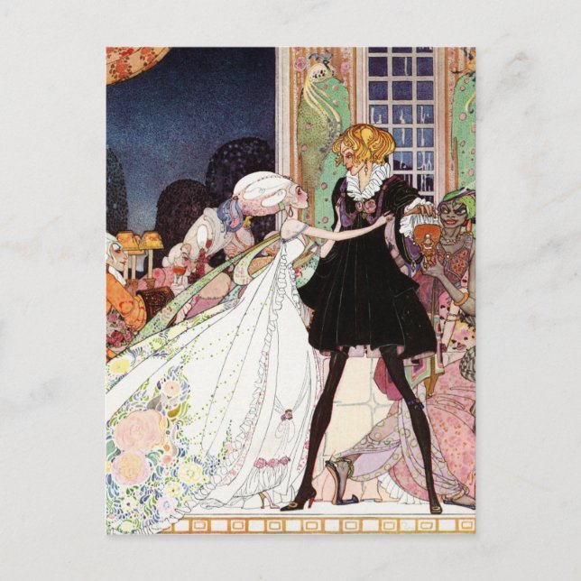 Cartão Postal Doze princesas dançantes de Kay Nielsen (Frente)