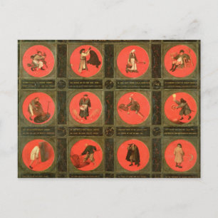 Cartão Postal Doze Provérbios, c.1558-60
