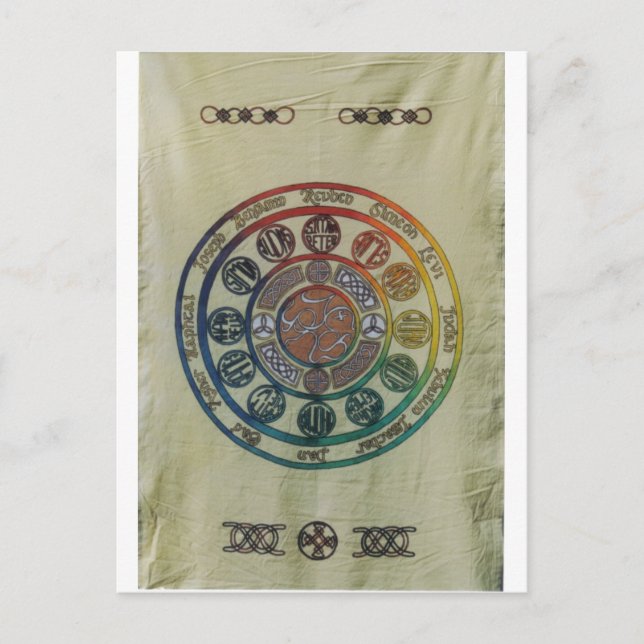 Cartão Postal Doze tribos e discípulo (Frente)