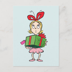 Cartão Postal Dr. Seuss Cindy-Lou Who - Presente