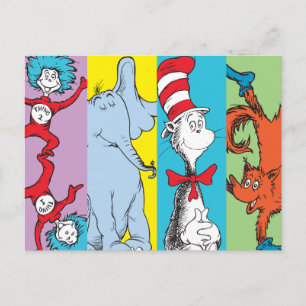 Cartão Postal Dr. Seuss Fatia de Personagem