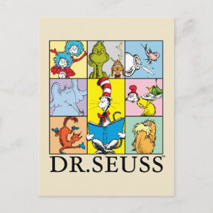 Cartão Postal Dr. Seuss Histórias Gráficas