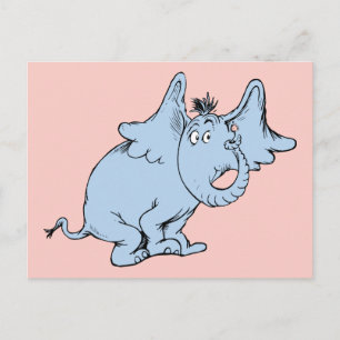 Cartão Postal Dr. Seuss Horton Olha de Lado