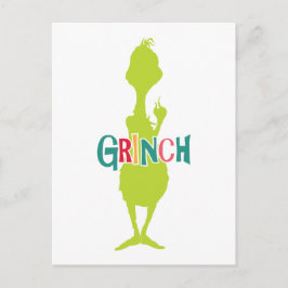 Cartão Postal Dr. Seuss | O Grinch - Silhueta Verde