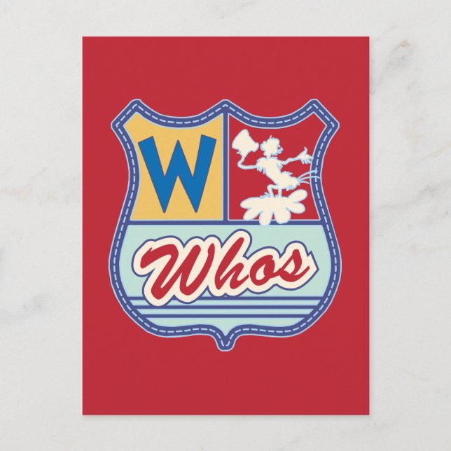 Cartão Postal Dr. Seuss | Who-ville - Whos Crest (Frente)