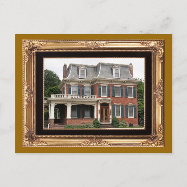 Cartão Postal Dr. Wolfe House (Frente)