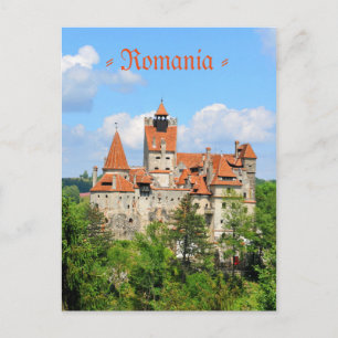 Cartão Postal Dracula Castle in Transylvania, Romania