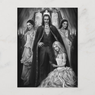 Cartão Postal Drácula e suas Damas