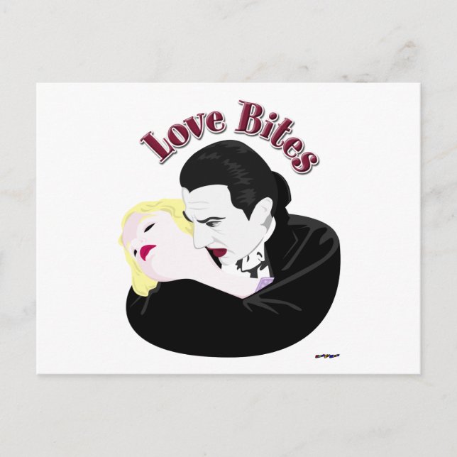 Cartão Postal Drácula, Mordidas de Amor (Frente)