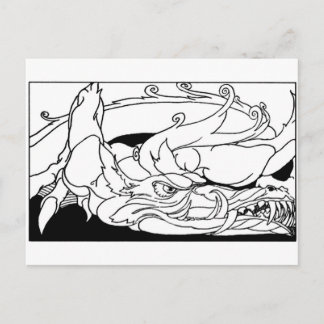 Cartão Postal dragão