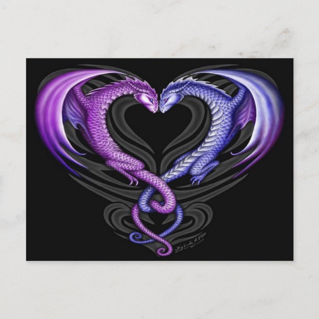 Cartão Postal dragão (Frente)