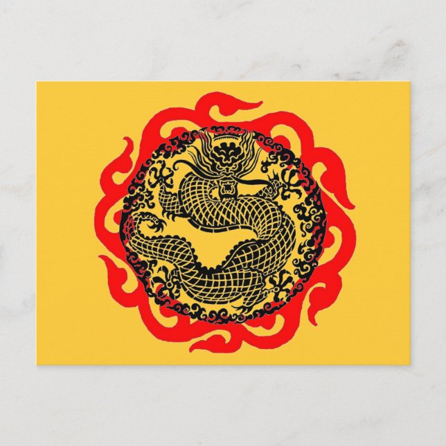 Cartão Postal Dragão (Frente)